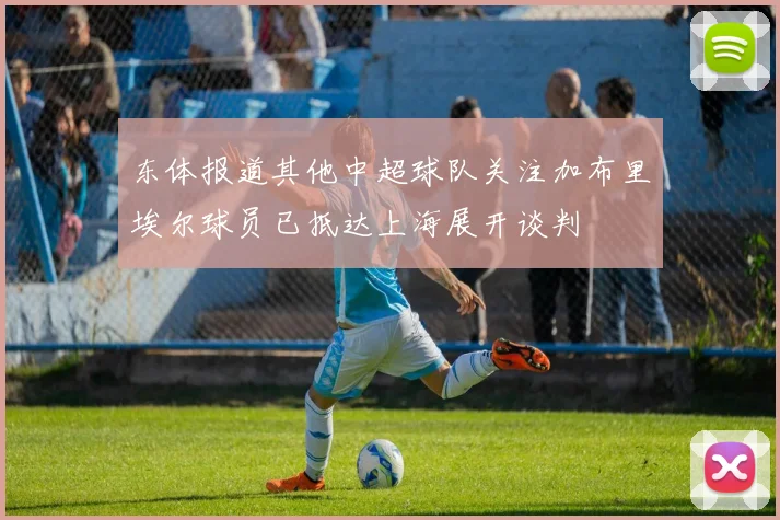 东体报道其他中超球队关注加布里埃尔球员已抵达上海展开谈判
